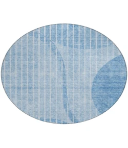 Addison Chantille ACN723 Blue 8 ft. x 8 ft. Round Rug