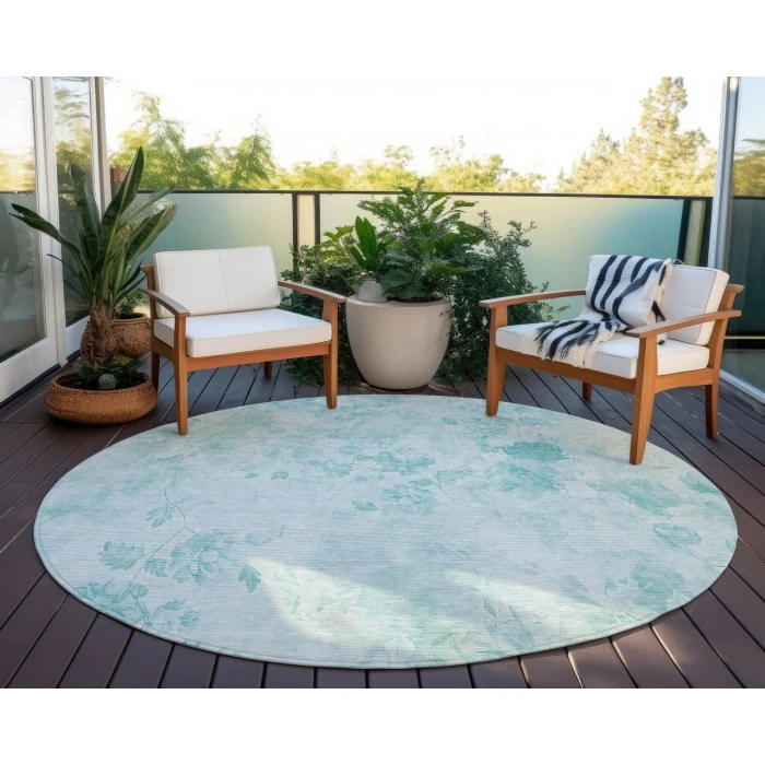Chantille ACN724 Aqua 8' x 8' Rug