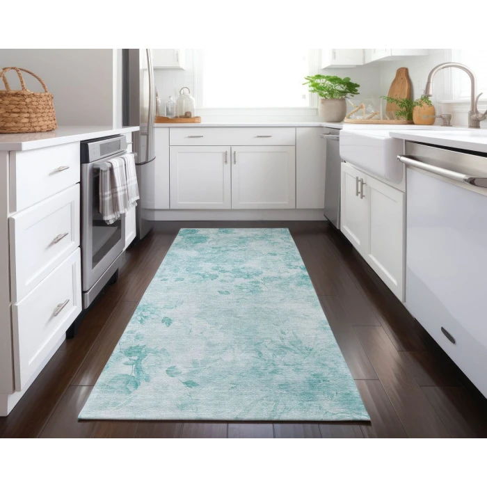 Chantille ACN724 Aqua 2'3" x 7'6" Rug