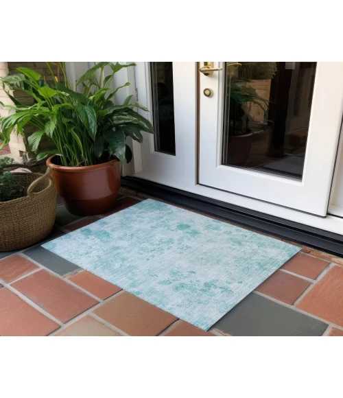 Chantille ACN724 Aqua 1'8" x 2'6" Rug
