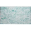 Addison Chantille ACN724 Aqua 1 ft. 8 in. x 2 ft. 6 in. Rectangle Rug