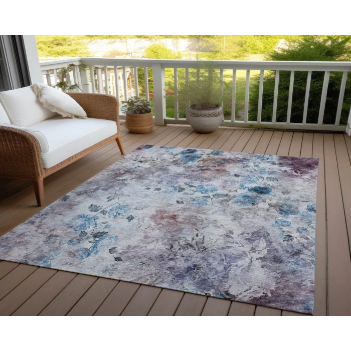 Chantille ACN724 Blue 5' x 7'6" Rug