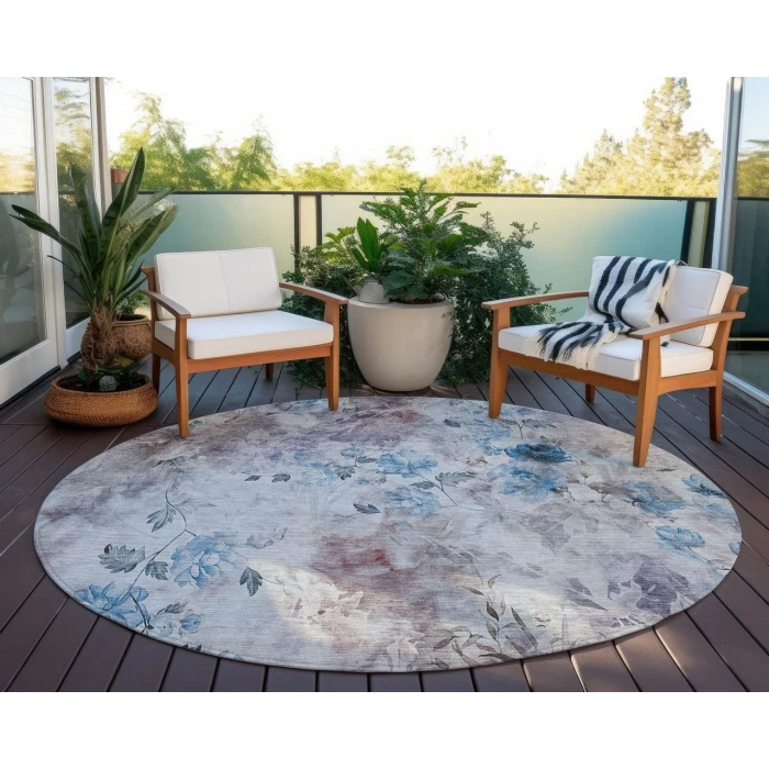 Chantille ACN724 Blue 8' x 8' Rug