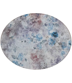Addison Chantille ACN724 Blue 8 ft. x 8 ft. Round Rug