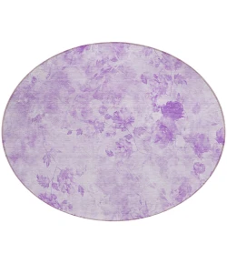 Addison Chantille ACN724 Lavender 8 ft. x 8 ft. Round Rug