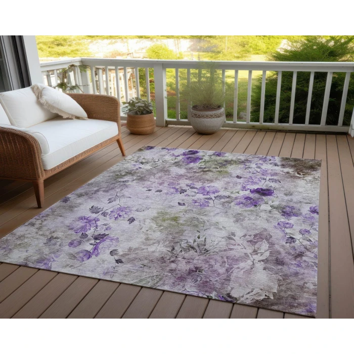 Chantille ACN724 Purple 2'6" x 3'10" Rug