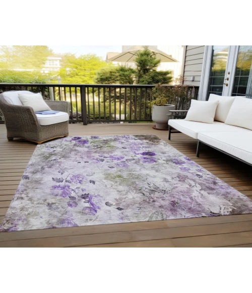 Chantille ACN724 Purple 3' x 5' Rug
