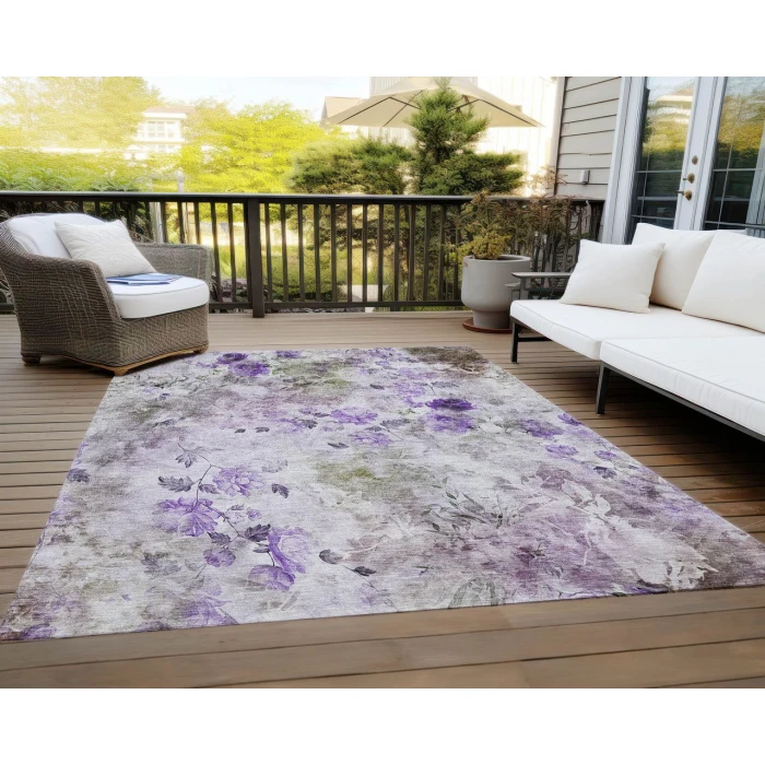 Chantille ACN724 Purple 2'6" x 3'10" Rug