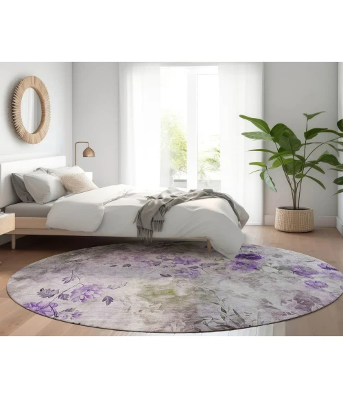 Chantille ACN724 Purple 8' x 8' Rug