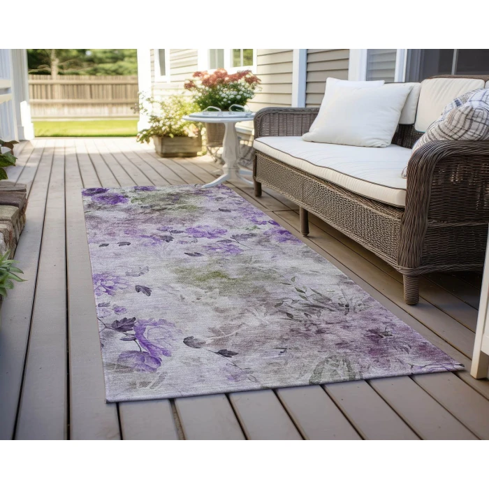 Chantille ACN724 Purple 2'3" x 7'6" Rug