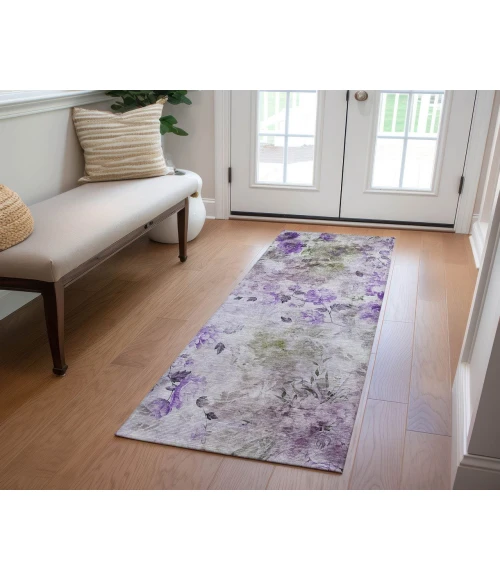 Chantille ACN724 Purple 2'3" x 7'6" Rug