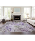 Chantille ACN724 Purple 3' x 5' Rug