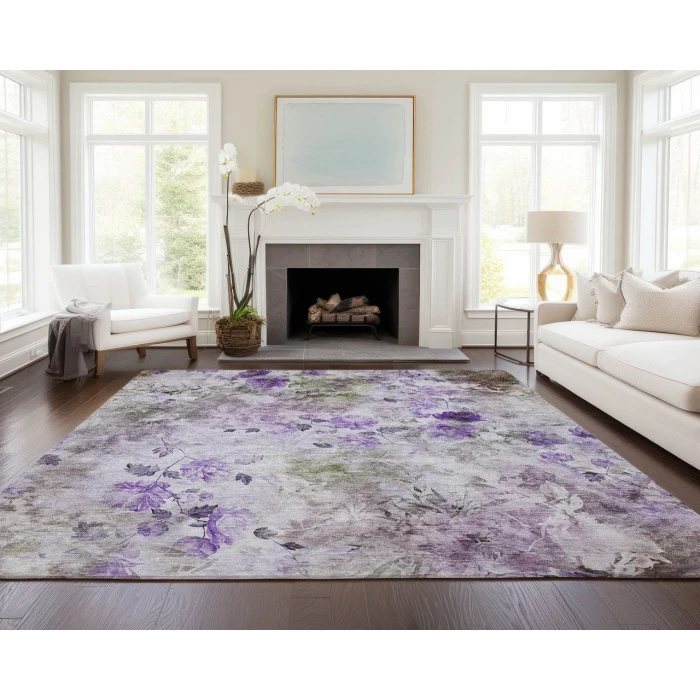 Chantille ACN724 Purple 2'6" x 3'10" Rug