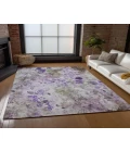 Chantille ACN724 Purple 3' x 5' Rug