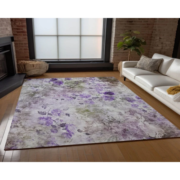 Chantille ACN724 Purple 2'6" x 3'10" Rug