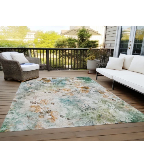 Chantille ACN724 Teal 5' x 7'6" Rug