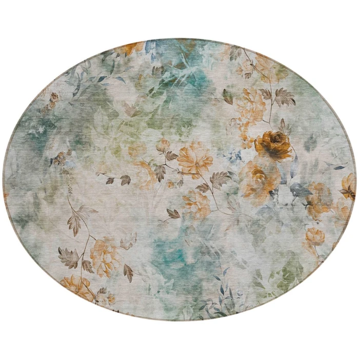Chantille ACN724 Teal 8' x 8' Rug