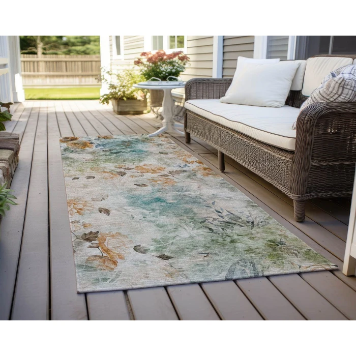 Chantille ACN724 Teal 2'3" x 7'6" Rug