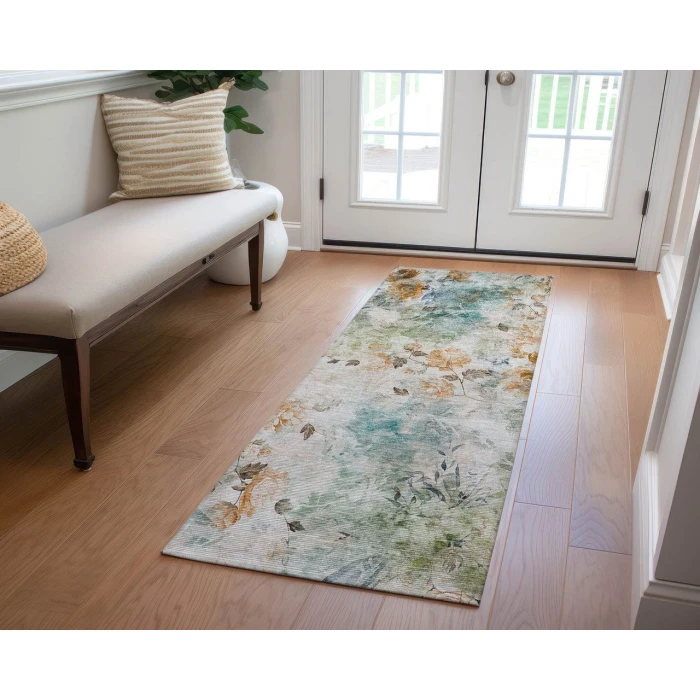Chantille ACN724 Teal 2'3" x 7'6" Rug