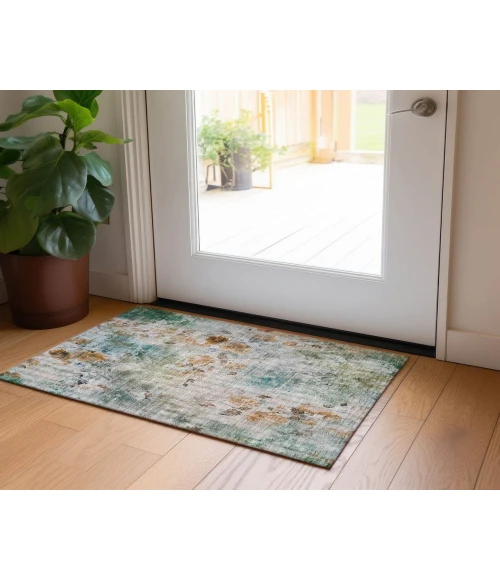 Chantille ACN724 Teal 1'8" x 2'6" Rug