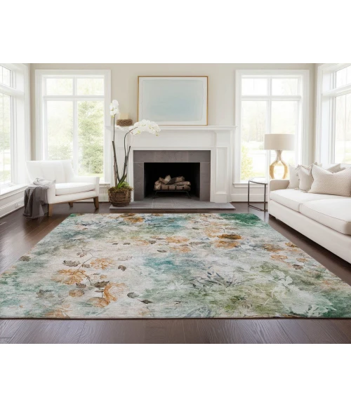 Chantille ACN724 Teal 5' x 7'6" Rug