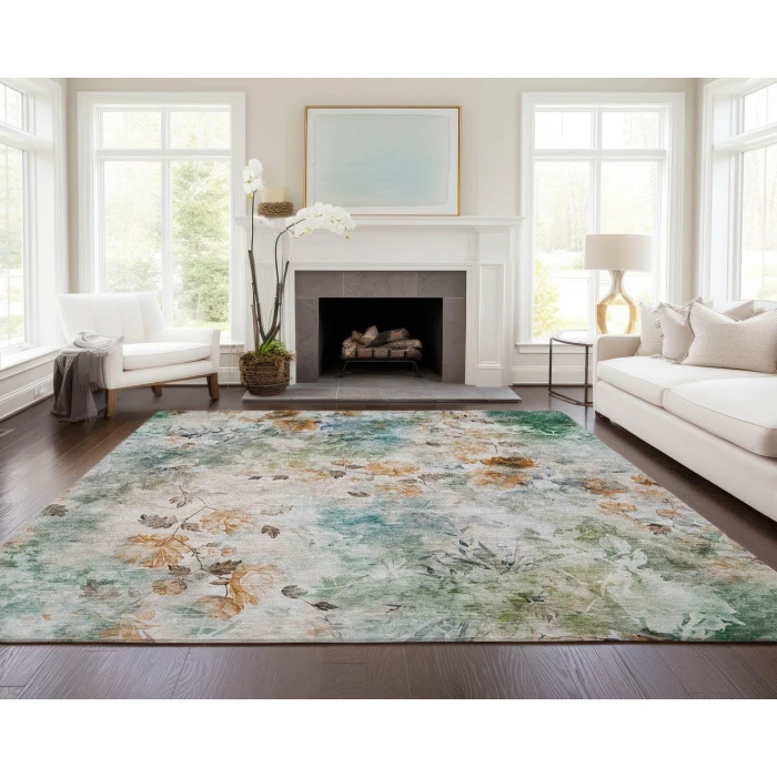 Chantille ACN724 Teal 5' x 7'6" Rug