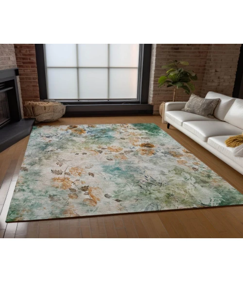 Chantille ACN724 Teal 5' x 7'6" Rug