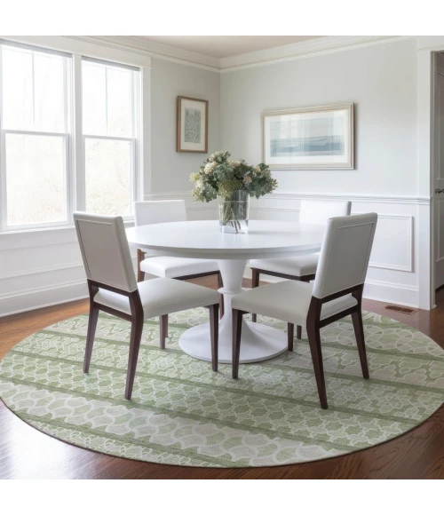 Addison Chantille ACN726-Aloe 8 ft. X 8 ft. Round Rug