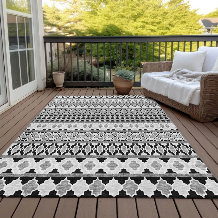 Addison Chantille ACN726-Black 3 ft. X 5 ft. Rectangle Rug