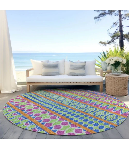 Addison Chantille ACN726-Blush 8 ft. X 8 ft. Round Rug