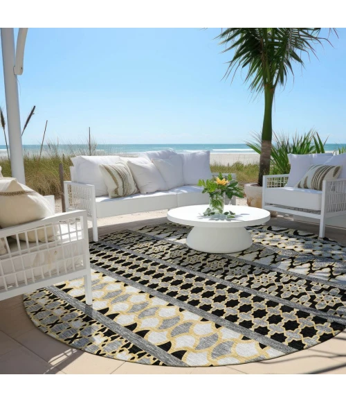 Addison Chantille ACN726-Charcoal 8 ft. X 8 ft. Round Rug