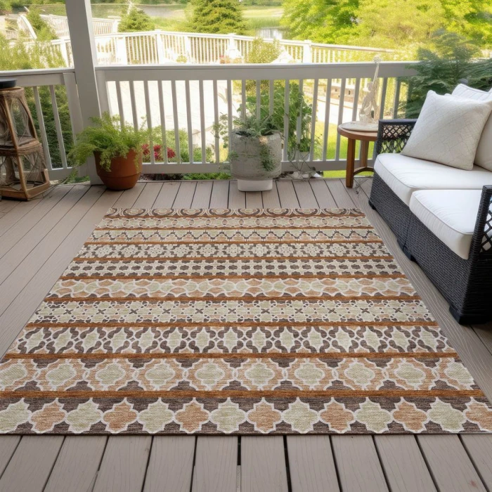 Addison Chantille ACN726-Chocolate 10 ft. X 14 ft. Rectangle Rug