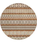 Addison Chantille ACN726-Chocolate 8 ft. X 8 ft. Round Rug