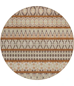 Addison Chantille ACN726-Chocolate 8 ft. X 8 ft. Round Rug
