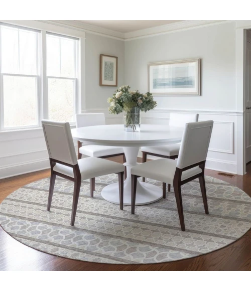 Addison Chantille ACN726-Ivory 8 ft. X 8 ft. Round Rug