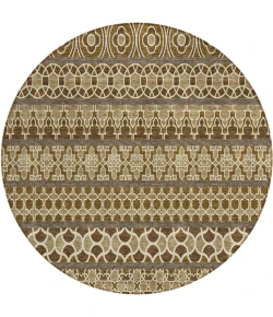 Addison Chantille ACN726-Mocha 8 ft. X 8 ft. Round Rug