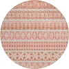 Addison Chantille ACN726-Salmon 8 ft. X 8 ft. Round Rug