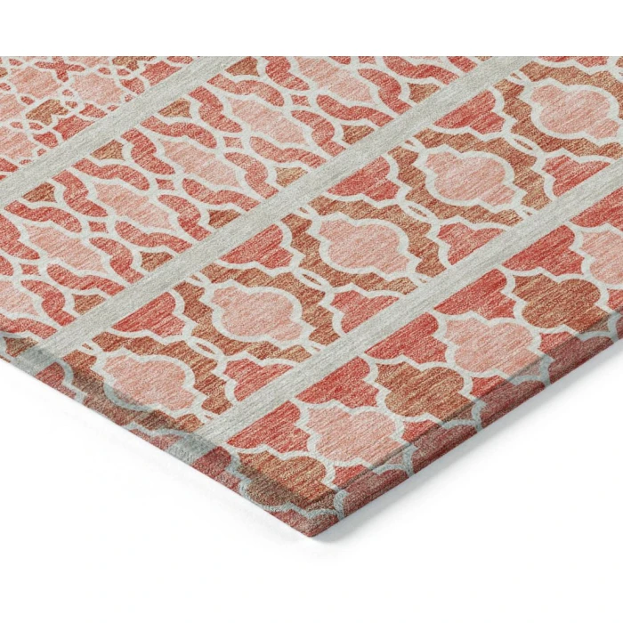 Addison Chantille ACN726-Salmon 8 ft. X 8 ft. Round Rug