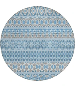 Addison Chantille ACN726-Sky 8 ft. X 8 ft. Round Rug