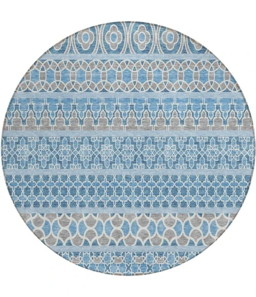 Addison Chantille ACN726-Sky 8 ft. X 8 ft. Round Rug