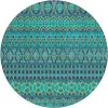 Addison Chantille ACN726-Teal 8 ft. X 8 ft. Round Rug