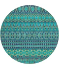 Addison Chantille ACN726-Teal 8 ft. X 8 ft. Round Rug