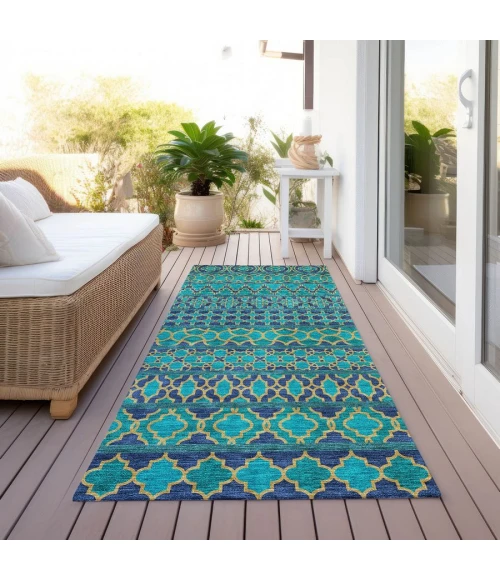 Addison Chantille ACN726-Teal 2 ft. 3 in. X 7 ft. 6 in. Rectangle Rug