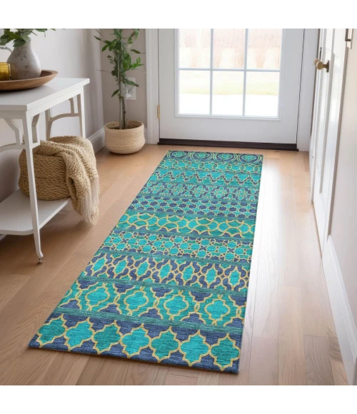 Addison Chantille ACN726-Teal 2 ft. 3 in. X 7 ft. 6 in. Rectangle Rug