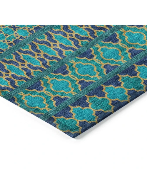 Addison Chantille ACN726-Teal 8 ft. X 8 ft. Round Rug