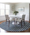 Addison Chantille ACN727-Blue 8 ft. X 8 ft. Round Rug