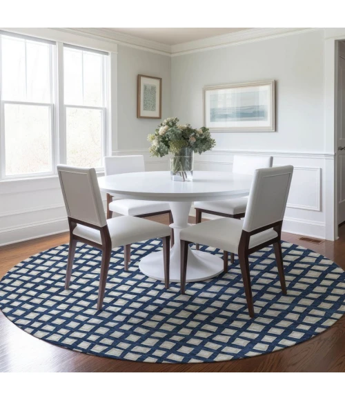 Addison Chantille ACN727-Blue 8 ft. X 8 ft. Round Rug