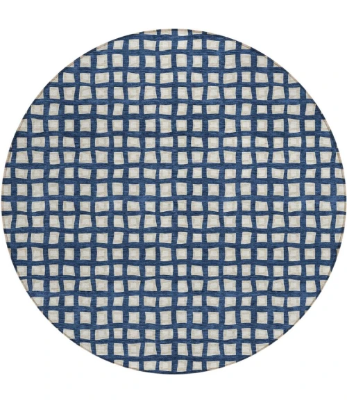 Addison Chantille ACN727-Blue 8 ft. X 8 ft. Round Rug