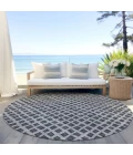 Addison Chantille ACN727-Graphite 8 ft. X 8 ft. Round Rug