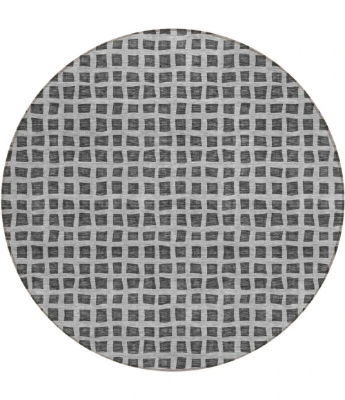 Addison Chantille ACN727-Graphite 8 ft. X 8 ft. Round Rug